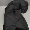 Amazon Essentials womens Full-Zip Sherpa Fleece Hooded Puffer Jacket (X-Small, Black)