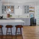 Modern Plug in Pendant Light,Haning Light with 16.4ft Cord, On/Off Switch,Hanging Light with Plug in,Solid Wood,Matte White