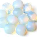 YATOJUZI Opal Bulk Natural Healing Crystals Tumbled Polished Pocket Stones Crystal for Energy Reiki Tumbling Cabbing Balancing Decoration Home Decor Gemstones Meditation Therapy Gift 100g