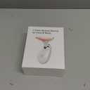 ELISHINE 7 Color Face and Neck Massager Light Therapy, Red Light Based Facial Massager for Skin Care, Smoothing, Firming (White)