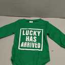 Douhoow Baby Boy St Patricks Day Outfit Infant Boy Girl My 1st St Patricks Embroidered Baby Sweatshirt Romper Pants Set 3-6 Month