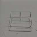 STORi Clear Plastic Small Countertop Vanity Makeup Organizer, Compact Rectangular 4-Compartment Holder for Brushes, Eyeshadow Palettes, & Beauty Supplies, Made in USA (7Lx6Wx3.13H)