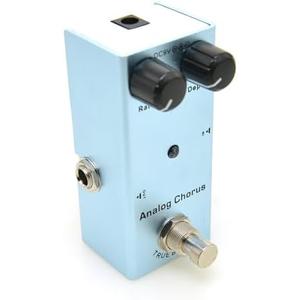 MUSIKLAN Electric Guitar Effects Pedal Mini Single Type DC 9V True Bypass (Analog Chorus)