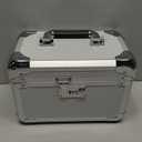 Aluminum Alloy Lock Box with Code, Lockable Storage Box for Medicine, Cash, Phone & Valuables  Childproof, Portable & Durable  12.2 x 7.8 x 6.8 Inch Black  Home, Office, School Use