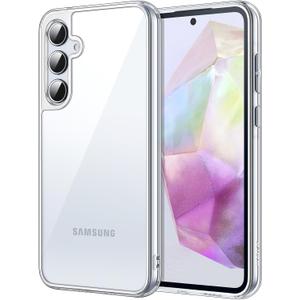 JETech Case for Samsung Galaxy A35 5G, Non-Yellowing Shockproof Bumper Protective Phone Cover, Anti-Scratch Hard PC Back (Clear)