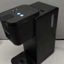 Single Serve Coffee Maker for K Cup, Ground and Tea Leaves, Hot and Iced Coffee Machines with Bold Setting, 6 to 16 Oz Brew Sizes, Compact for Small Spaces, Black (2.0 Version)