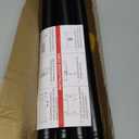 Black Shower Curtain Rod 31 to 80 Inch,1 Inch Diameter Adjustable Spring Tension Stainless Steel Telescoping Rod,Easy Install,No Rust