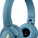 POGS Kids Bluetooth Wireless Headphones | The Gecko 2 | Foldable, Durable Headphones for Kids 3+ | Volume Limited 85 dB, Microphone | On-Ear | Wireless Music-Sharing Function (rBlue)