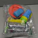 Melissa & Doug Wash and Dry Dish Set - 24 Pieces Kids Play Dishes, Play Kitchen Accessories, Toy Dishes for Kids Kitchen Ages 3+