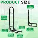 ECOTRIC Golf Cart Rear Grab Bar Universal and Trailer Hitch with Receiver for Step on Back EZGO Club Car Yamaha