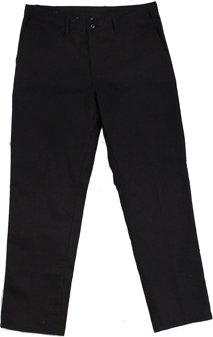 Dickies Genuine Men's Flat Front Comfort Waist Flex Work Pant (34W x 32L, Black)