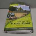 Magnetic Screen Door - Fit for Door Size:36 x 82 Inch, Screen Itself Size:38"x83", Hands Free Mesh Partition,Heavy Duty Curtain Keeps Bugs Out, Frame Hook & Loop, Pet and Kid Friendly (Polyester-Black)