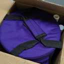 Leize Crystal Singing Bowl Tuned Quartz with Suede Striker Carry Case Bag, Set of 3 PCS 432HZ 6" B 7" G 8" F, Frosted White