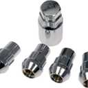 Dorman 712-328 Wheel Nut Lock Chrome Acorn Set M12-1.50 Compatible with Select Models, 4 Pack