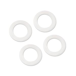 Urnqowuy 4 Pack Toilet Flush Valve Silicone Seal Fit for Toto THU440-A THU451 THU826A 10A-A THU407, 81mm OD / 54mm ID, Silicone Seal Gasket