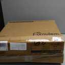 Furnulem Tall 4 Drawers Dresser, Vertical Storage Tower Black Dresser for Bedroom, Hallway, Entryway, Nursery, Closet Organizer, Nightstand Bedside Table Furniture, Sturdy Steel Frame, Wood Top