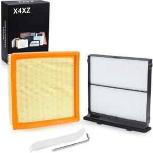 CA12295 72880-FL000 Engine & Cabin Air Filter Set Compatible with 2019-2025 Subaru Forester 2.5L Gas, 2022-2025 Subaru WRX 2.4L Gas 6546AA16A WA10713 16546AA150 WCAF10039 CFC99497 CAF15040P
