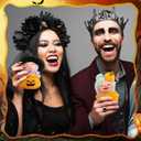 2 Sets Halloween Doll Clothes for 17 cm Doll Cute Pumpkin Costume Outfit Set Fits 6.7 Inch Clothes Accessories for Holiday Daily Costume