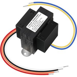 24V 40VA Control Transformer, 120V to 24V, HVAC Furnace Multi Tap with Foot Mount, 120V 50/60HZ
