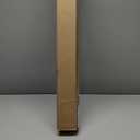 DEJAVU Linen Cordless White Beige Roman Shades for Windows & Doors - Blackout Light Filtering, Insulated Thermal Blinds