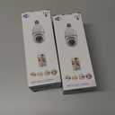 Light Bulb Security Camera Outdoor, 5G& 2.4GHz WiFi Security Cameras Wireless for Home Security, Motion Detection, Color Night Vision, Siren Alarm, Bulb Camera Compatible with Alexa(2 Pack)