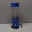 Hamilton Beach Portable Blender for Shakes and Smoothies, 14 Oz BPA Free Travel Cup & Lid, Durable Stainless Steel Blades, Personal Smoothie Blender, Blue, 51132G