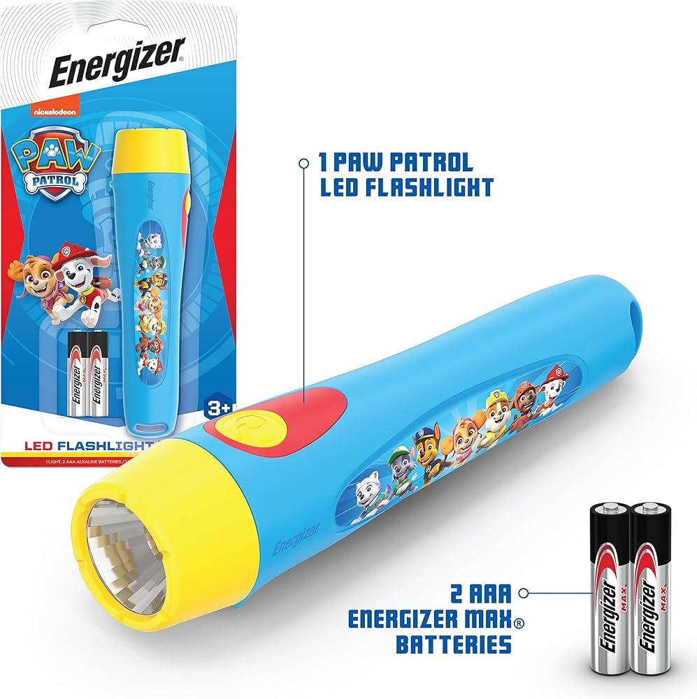 Paw Patrol LED 5" Flashlight Energizer Nickelodeon w/Batteries (G8)