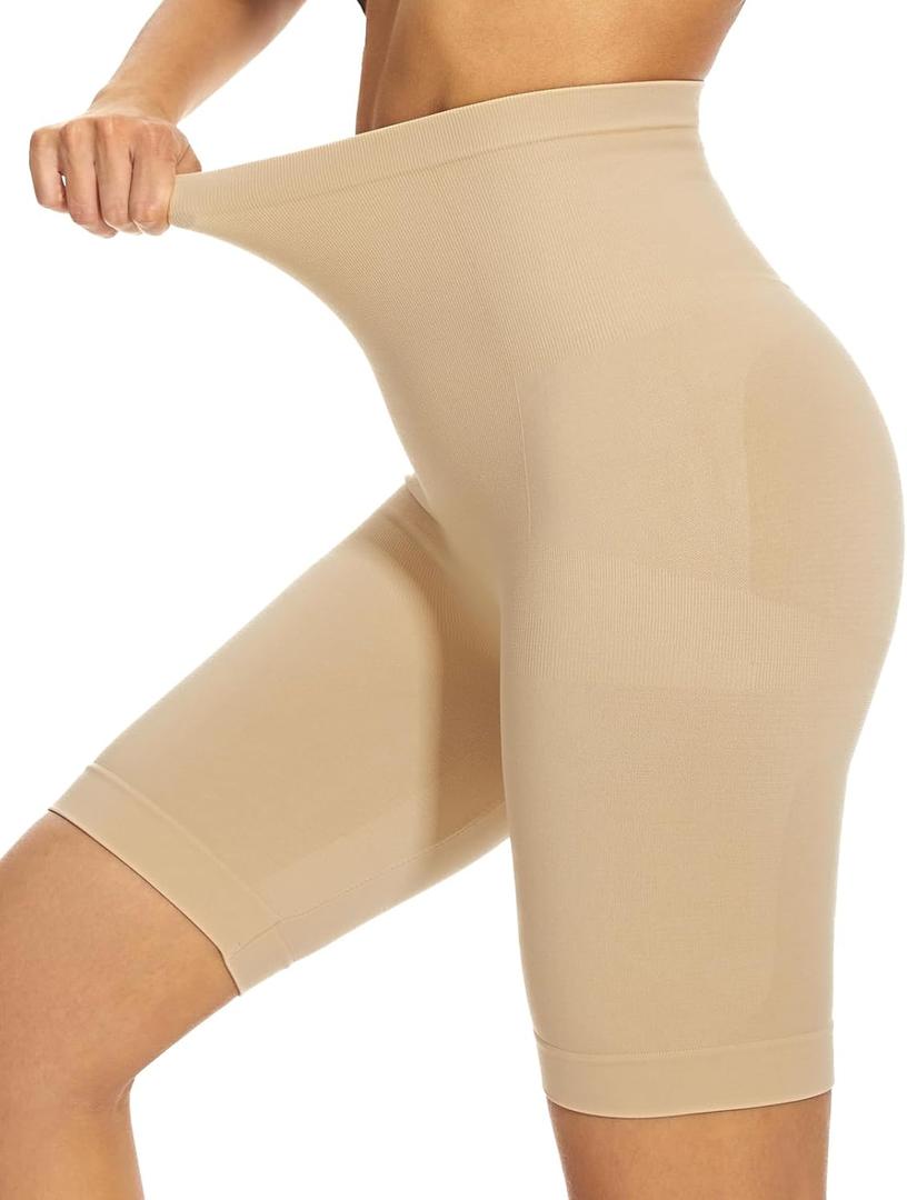 Women's Body Shaper Shorts Butt Lifting Shapewear for Women Tummy Control Thigh Slimmer Shaping Panties (XX-Large, Beige)