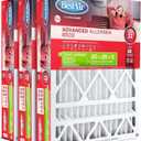BestAir 20x25x5 MERV 11 AC Furnace Air Filter (3-Pack), Fits Trion Air Bear, Supreme, Skuttle, GeneralAire, Source1, Ultravation & Braeburn Models, Made in USA, Actual Size 19.75" x 24.25" x 4.88"