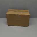 100 Pack 5.8x3.2x8.25 Inch Brown Kraft Paper Gift Bags with Handles - Bulk Small Plain Natural Bags for Birthday Party Favors, Grocery, Retail Shopping, Wedding, Craft, Goody, Takeouts, and Business