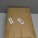 Rectangular Stool Cushion Set of 2, Soft Saddle Stool Cushions with Ties, Nonslip and Washable, Black, 18 x 10.5 x 4 Inch