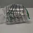 Pants Hangers Space Saving - 4 PCS Closet Organizer and Storage Jean Hangers, Stainless Steel Anti-Slip Clothes Hanger Scarf Holder Pants for Jeans Leggings Trousers Rack for Back to School, White