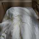 40ftx40ft Ivory Ceiling Curtain for Wedding Parties, 60"W x 480"L(Pack of 8)