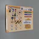 Busy Board, Montessori Toy for 1-3 Years Old, Wooden Toddler Sensory Travel Toy, Ideal Gift for 1+ Year Old Boys (Busy Board Plus V2), Medium, Yellow