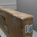 VEVOR Extra Long Folding Portable Bar Tradeshow Podium Table for Indoor, Outdoor, Party, Picnic, Exhibition, Includes Carrying Case, Storage Shelf and Black Skirt, 77.95" x 15.16" x 34.65"