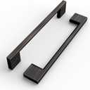 FILTA 10 Pack 6.3 Inch(160mm) Hole Centers Oil Rubbed Bronze Cabinet Pulls,Stylish Kitchen Cabinet Handles Zinc Alloy Cabinet Hardware for Cabinets Cupboard Handles Drawer Pulls