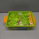 NXONE 195 PCS Educational STEM Toys for Boys and Girls Ages 3 4 5 6 7 8 9 10 Construction Building Blocks Toy Building Sets Kids Toys Creative Activities Games with Storage Box