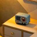 CUTEROOM DIY Doll Room Miniature Furniture Wooden House Kit - Wooden Dolls House Kit with Dust Cover & LED Light and Accessories - QT Series Dollhouse