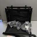 Wagons Carts Foldable, Lightweight Portable Utility Shopping Cart with Wheels, Folding Grocery Wagon Cart for Grocery, Camping, Shopping, Beach, Garden, Sports Black (100L)