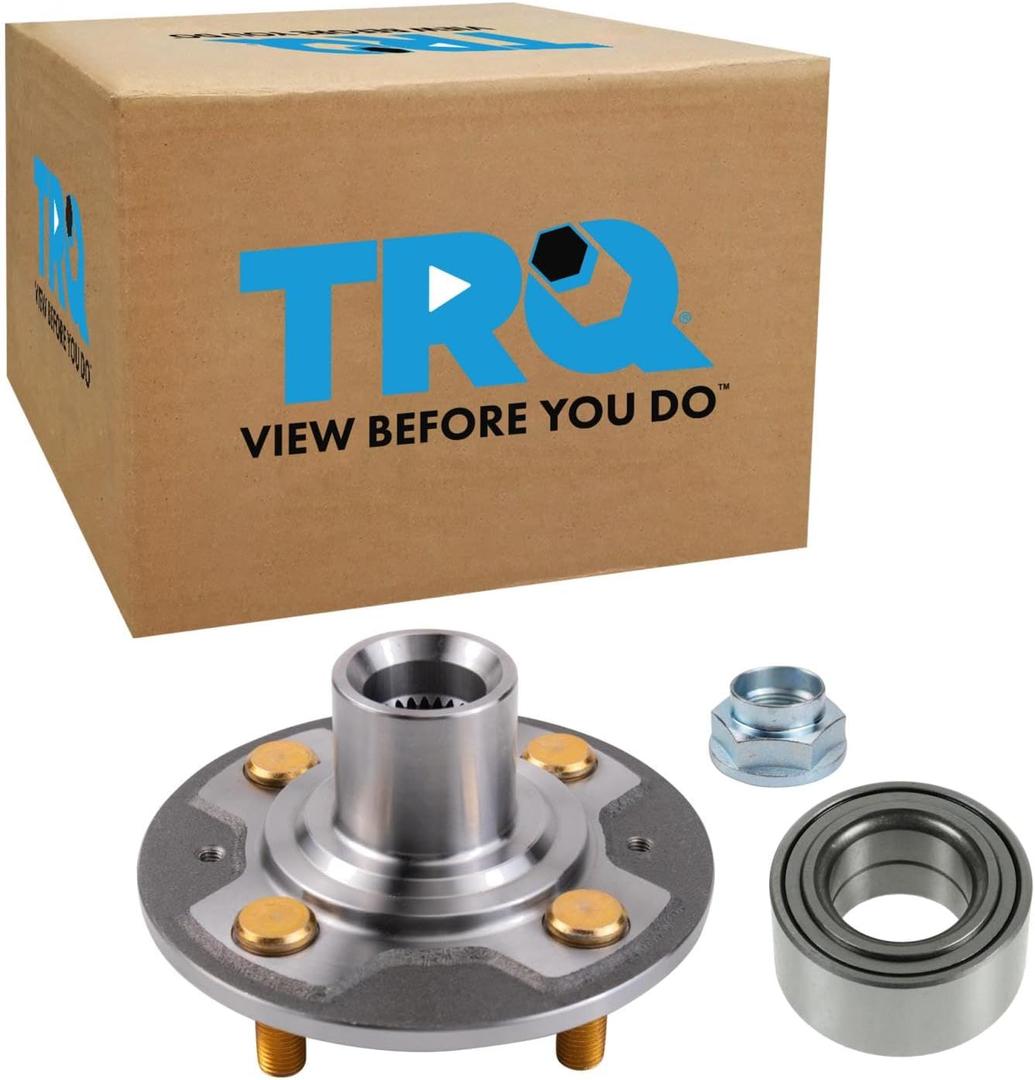 TRQ Front Wheel Bearing & Hub Kit Compatible with 2001-2005 Honda Civic