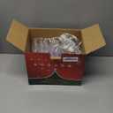 Christmas Snowflake Lights,8.2ft 144LED Curtain Icicle Lights with 12 Drops,Connectable 8 Modes Timer Xmas Icicle Light Plug in for Bedroom,Window,Wedding,Indoor Outdoor Decor,Blue White