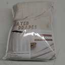 90 Inch Linen Pinch Pleated Curtains 2 Panels for Living Room Bedroom Memory Training Shaped Semi Sheer Beige Light Tan Pinch Pleat Drapes with Hooks Rings Light Filtering Window Curtain 40x90