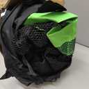 Soccer Goal Target Net - 24ft x 8ft Scoring Training Equipment - Improve Kick Practice Shooting Targets, Portable Football Target Sheet with Carry Bag, Ground Stakes, Bungee Cord Included