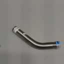 HarJue Shower Arm with Flange and Teflon Tape, Wall Mounted Shower Pipe 304 Stainless Steel Extension Arm for Fixed Shower Head & Handheld (8 Inch, Brushed Nickel)