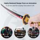 Cold Blade Anime Sword - 41 inches Anime Katana Replica with Belt and Stand - Durable Sword Perfect for Cosplay - Sword with Authentic Design