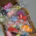 120 Pack Squishy Toys, Kawaii Squishies Party Favors for Kids 4-8 8-12 Treasure Box Toys for Classroom Birthday Xmas Gifts Goodie Bag Mini Animals Mochi Squishy Stress Relief Sensory Toys Random