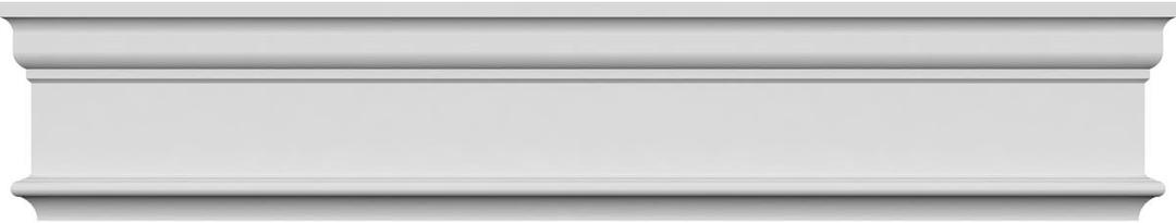 Endurathane Holmdel Crosshead, 38" Bottom Width x 39 1/2" Top Width x 4 5/8"H x 1 1/8"P, Factory Primed