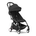 Stokke YOYO3 Stroller from 6 Months - Includes Black Frame, Seat Cushion & Canopy - Folds in & Out in a Flash - Light & Compact - Carry-On Compatible