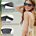 LADEESSE 3 Pack Reading Sunglasses for Women, UV400 Sun Readers Glasses Spring Hinge Outdoor Sunglasses(Not bifocal) 3.0