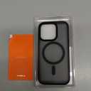 TORRAS for iPhone 16 Pro Case Translucent Matte Black | Compatible with MagSafe, Military Grade Drop Protection, Stronger Magnetic, Shockproof Airbag, Camera Control, Color Buttons, Slim Anti-Scratch